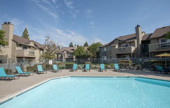 Canterbury Downs swimming pool deck, Roseville, CA, 95678