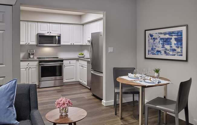 Dining Room and Kitchen View at Blue Bell Villas, Pennsylvania