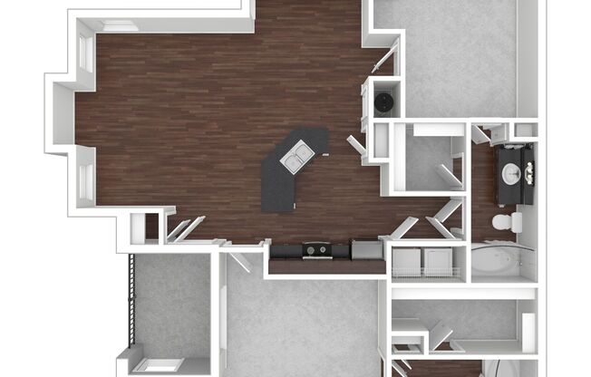 2 beds, 2 baths, 1,262 sqft, $1,925