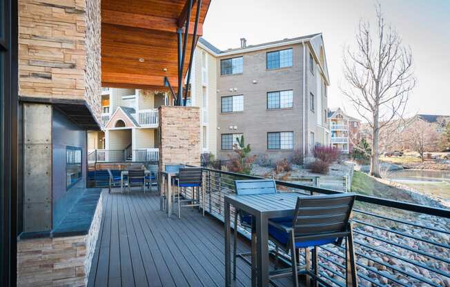Outdoor Spaces at Apres Apartments in Aurora, CO