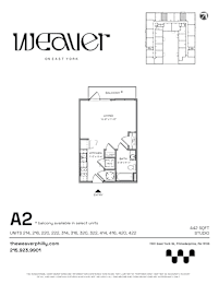 Studio, 1 bath, 442 sqft, $1,295