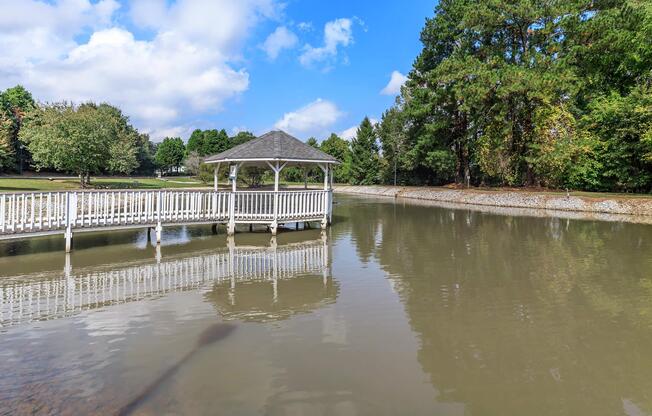 POND WITH GAZEBO