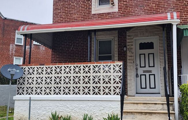 West Baltimore 2.5 Bedroom 1.5 Bathroom Town Home