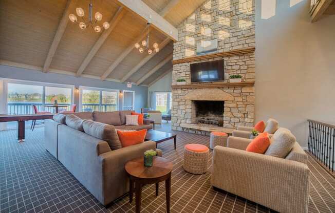 Clubhouse at Somerset Lakes with Comfortable Seating