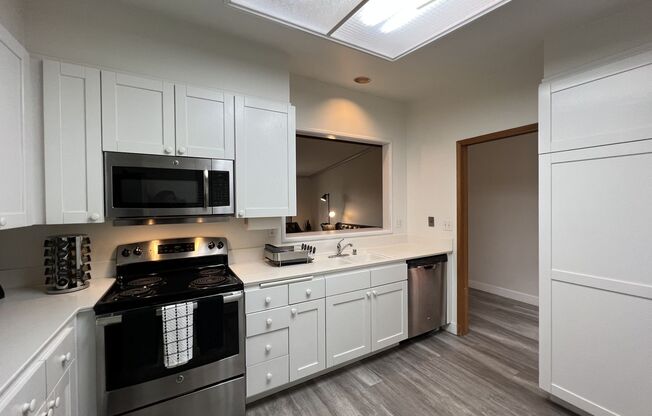 Tranquil Furnished 2 Bedroom in Boardwalk Community! 2 Assigned Underground Parking Spaces! In Unit Washer/Dryer! Pool!