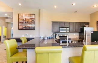 Fitted Kitchen With Island Dining at Heritage at Hidden Creek, Colorado, 80918