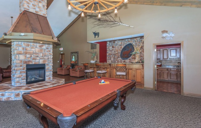 Billiards at Wind River Lodge, Lenexa, KS