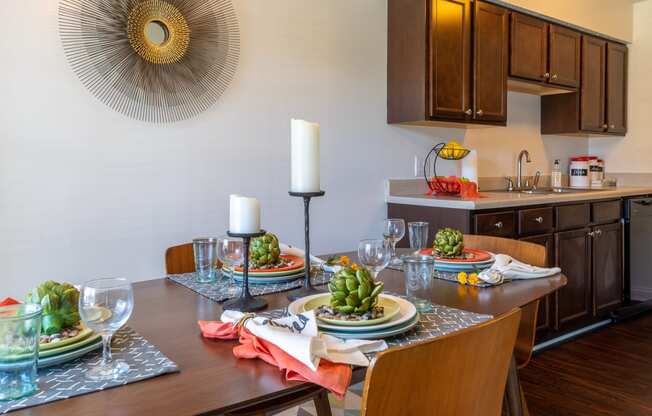 Sophisticated Dining Area at Hamilton Square Apartments, Westfield, IN, 46074