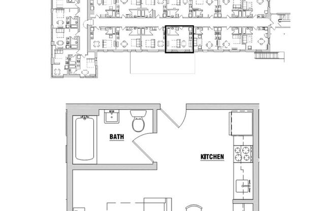 Studio, 1 bath, 305 sqft, $1,225, Unit 309
