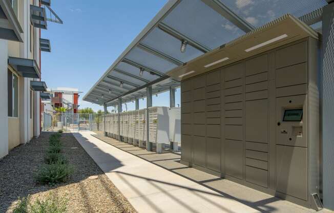 Package Lockers at Streamliner 67th in Phoenix Arizona