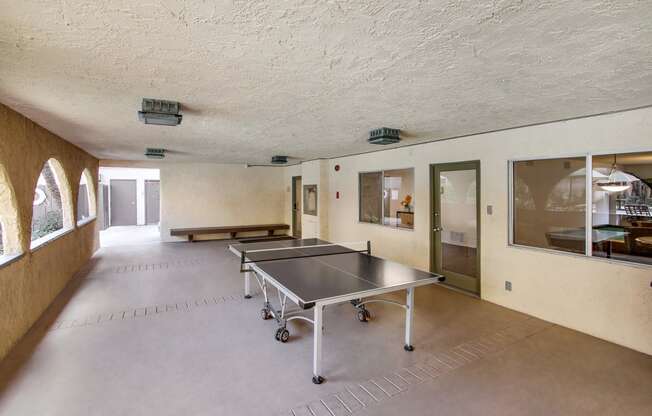 Recreation Room with table tennis