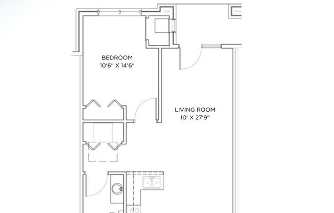 1 bed, 1 bath, 648 sqft, $1,640, Unit 5314-104