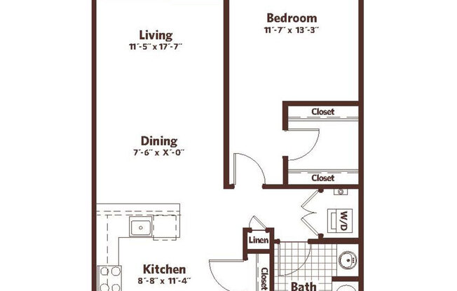 1 bed, 1 bath, 828 sqft, $2,625
