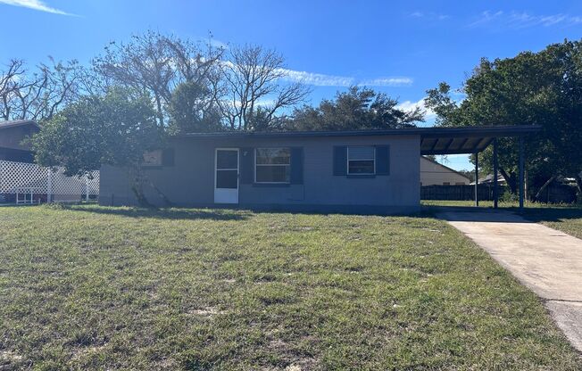 3 bedroom home with fenced yard