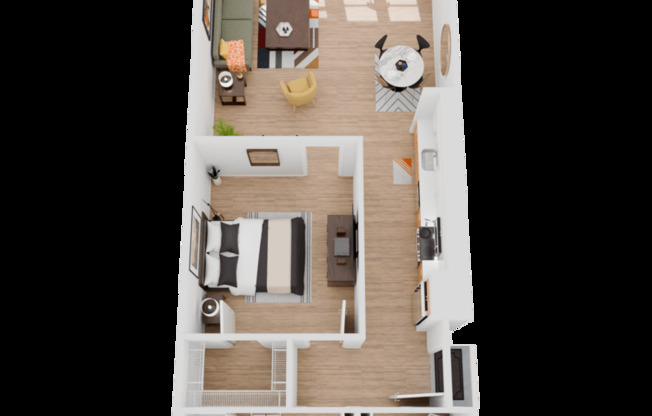 1 bed, 1 bath, 798 sqft, $1,875