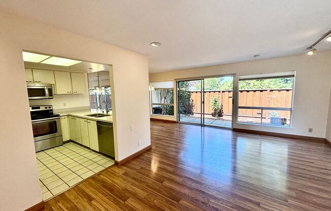 Cupertino- Beautifully updated townhome with balcony and attached garage.