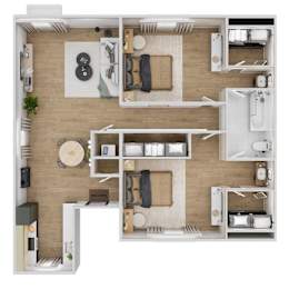 2 beds, 1 bath, $950