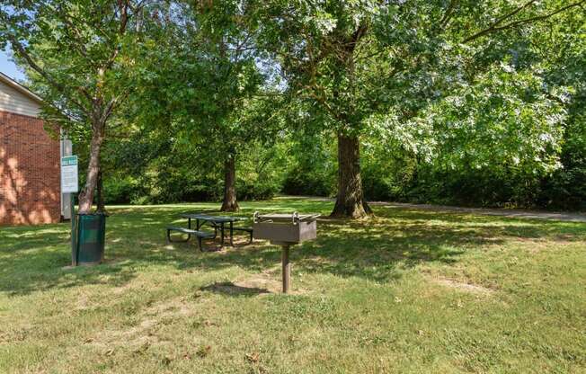 Picnic Area at Laurel Valley Apartments in Mount Juliet Tennessee March 2021