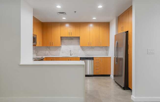 Wood cabinetry in units - Main 3 Downtown