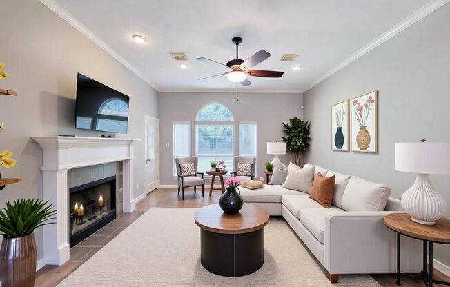 Beautiful 3-bedroom home for lease in the peaceful Oak Landing community! Situated on nearly half an acre, this property offers plenty of privacy with no direct rear neighbors and is surrounded by mature trees and lush green space. The bright and spaciou