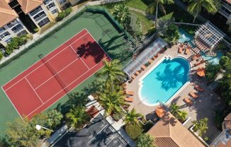 tennis and pool