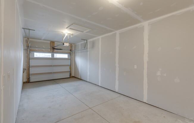 Garage parking at the Quarry Apartments in DeWitt Michigan