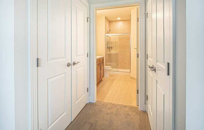 Ample closet space at Heritage Court, Ewing, New Jersey