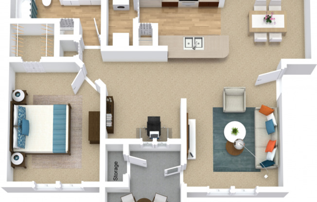 1 bed, 1 bath, 780 sqft, $1,380, Unit 236-0605