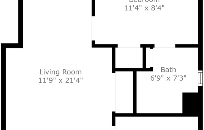 1 bed, 1 bath, 440 sqft, $802, Unit 508