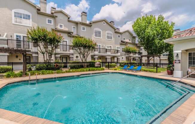 resort style pool
