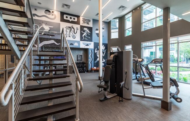 fitness center in our luxury west dallas apartments