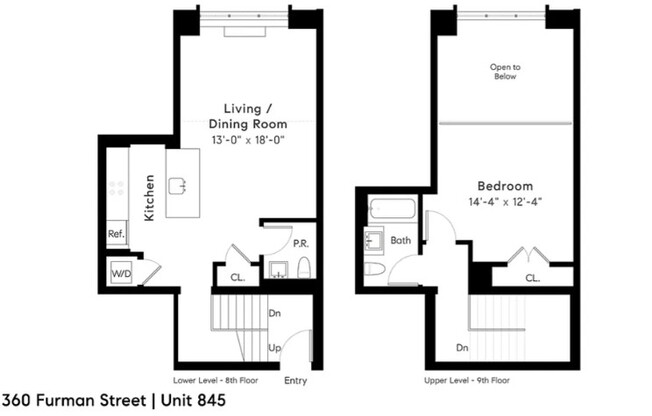 1 bed, 1.5 baths, 920 sqft, $6,500, Unit 845