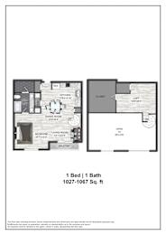 1 bed, 1 bath, $1,949