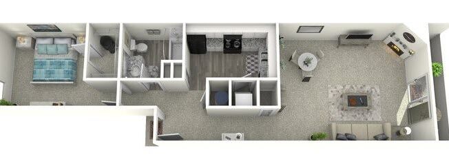 1 bed, 1 bath, 750 sqft, $725
