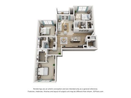 3 beds, 2 baths, 1,417 sqft, $2,137
