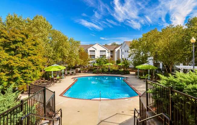 Pool View at Courthouse Square Apartments in Stafford, VA