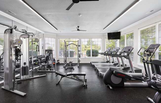 State-of-the-art fitness center - The Gardens at Polaris