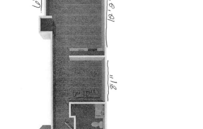 1 bed, 1 bath, 366 sqft, $2,500, Unit 602