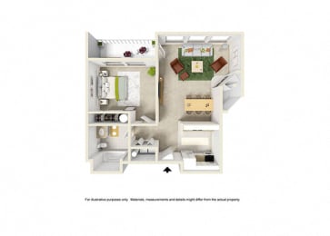 1 bed, 1 bath, 658 sqft, $1,642