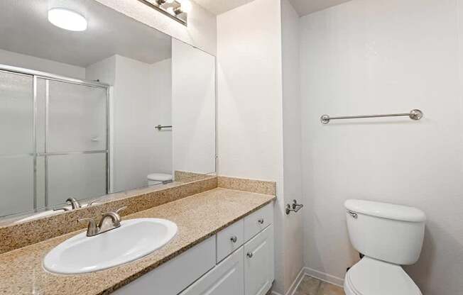 Modern Bathroom at Towers at Costa Verde Apartments, San Diego, California