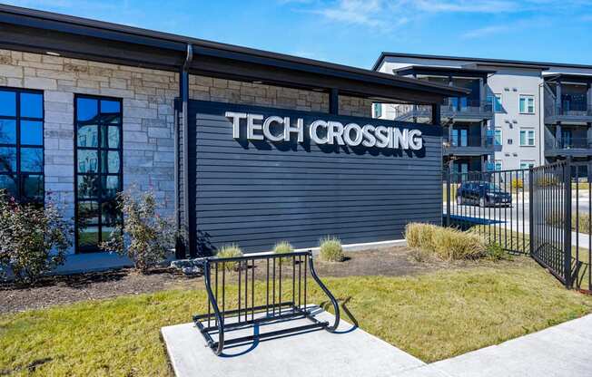 Bike Rack at Bridge at Tech Crossing, Austin, TX, 78753