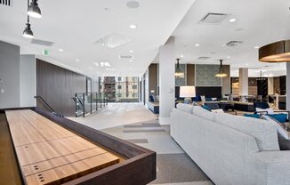 Modern community lounge space