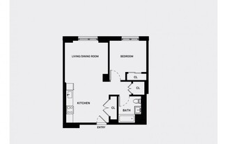 1 bed, 1 bath, $4,000, Unit 6D