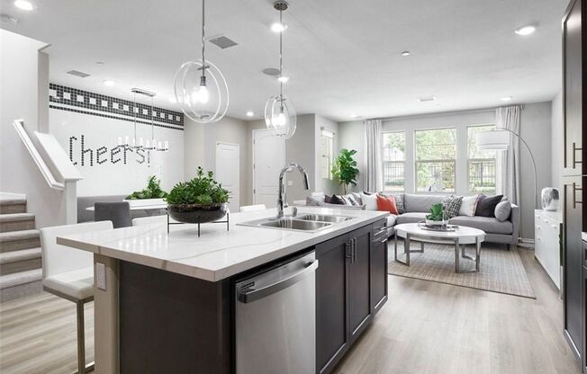 Model house 2 Bedroom  one loft in second floor, 2.5 bath Townhome in Fontana