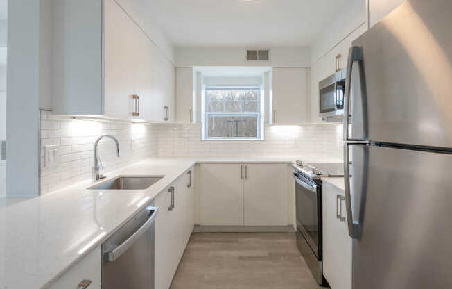 Kitchen with Stainless Steel Appliances