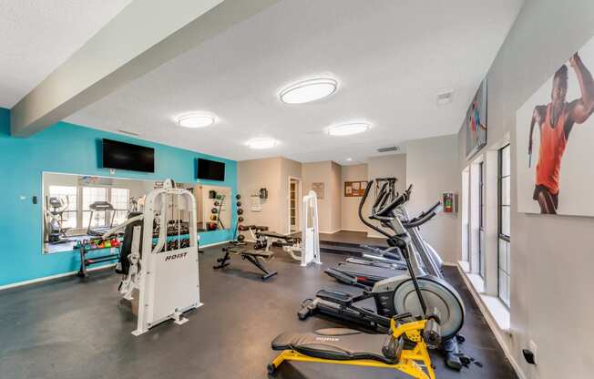 Fitness center at The Glen, Lewisville, 75067