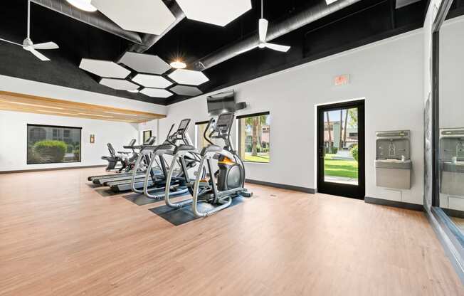 the apartments at La Privada NEW fitness room