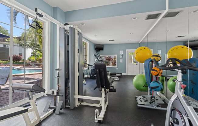 Fitness Center at The Flats at Seminole Heights, Tampa, FL, 33603