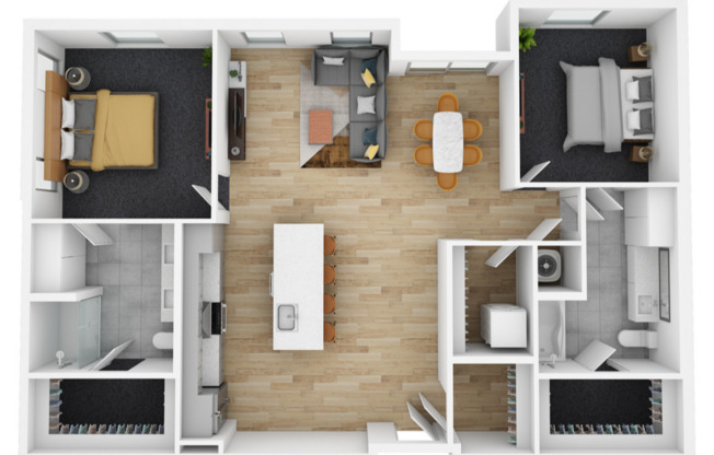 2 beds, 2 baths, 1,361 sqft, $2,801