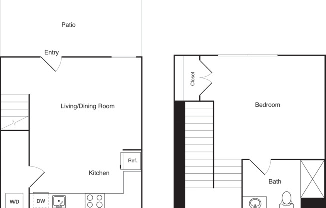 1 bed, 1 bath, 550 sqft, $1,539, Unit 108
